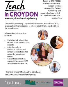 Teach Croydon flyer 020318